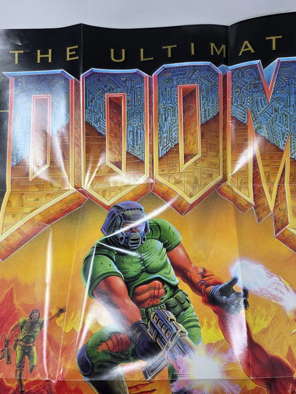 The Ultimate Doom PC Big Box 1995 CIB Complete w/ Poster Receipt Strategy Guide